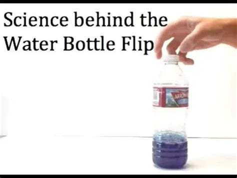 water bottle flip no test college|water bottle flip physics.